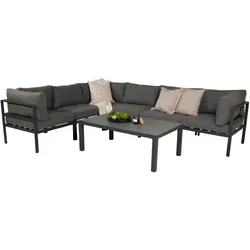 Copacabana Couchtisch schwarzes Glas.