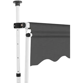 vidaXL Einziehbare Markise 250 x 300 cm anthrazit