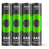 GP ReCyko Pro Micro AAA 800 mAh 1.2 V 4 St.
