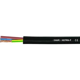 Helu 37030 Gummischlauchleitung H07RN-F 3G 4mm2 Schwarz Meterware