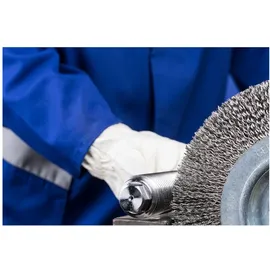 pferd tools Entgratbürste ungezopft RBU Ø250x60x50,8 mm Bohrung Edelstahl-Draht-Ø0,20 stationär