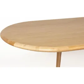 ZUIVER Twist 185/240 x 76 x 90 cm oval Eiche beige