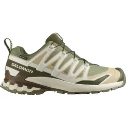 SALOMON Herren Trailrunningschuhe SHOES XA PRO 3D, Deep Lichen Green/Safari/Dark Earth, 42