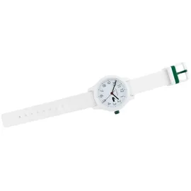 Lacoste Analog Quarzuhr Kinder Kollektion LACOSTE.12.12 Kids mit Weisses Silikonarmband - 2030003