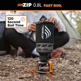 Jetboil Zip 0.8l Campingkocher - Carbon - One Size