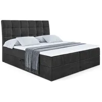 Altdecor Boxbett, Schwarz Samt