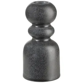 Asa Selection Kerzenständer Como Steingut Schwarz/Weiß