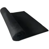 ZADAWERK® Volumenvlies - 150 g/m2 - 1x2 m - Schwarz - Bügelvlies - nähen - Baby-Decke - Patchwork