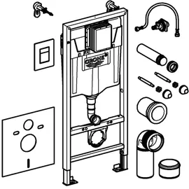Grohe Solido Unterputzspülkasten 113 cm mit Betätigungstaste Even