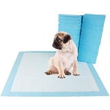 Puppy Pads Welpenunterlagen XL 60x90 cm 50 stück Training Pads Trainingsunterlagen für Hunde Toilettenmatte mit Kotbeutel PIPI Matten Hundetoilette