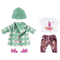 Zapf Baby Born Deluxe Mantel Set Grün/Pink (830079)