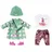 Zapf Baby Born Deluxe Mantel Set Grün/Pink (830079)
