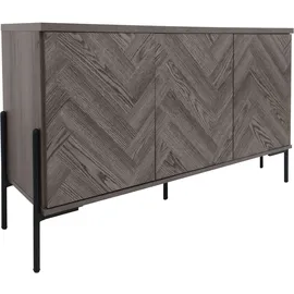 OTTO home Eadwine 130 x 75 x 38 cm Weiß Eiche