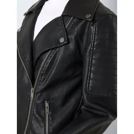 Noisy May NMRebel PU Jacket Frauen Kunstlederjacke schwarz (27000741)