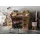 SIT Möbel Schreibtisch mit 1 Tür, 3 Schubladen | Mango-Holz natur | B 132 x T 65 x H 90 cm | 14507-01 | Serie DAIPUR