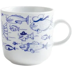 KAHLA 475300A00612C Ahoi Marie Kaffeebecher 0,30 l Fischschwarm