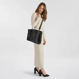 Plevier Power Shopper Leder Schwarz