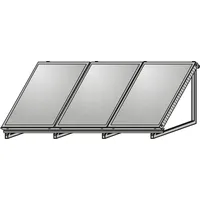 WOLF-Garten Wolf AluFlex-U Aufstellgerüst Hochformat für 3 Kollektoren F3-1-1/CFK-1