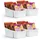 Pro Home Küchen Organizer mit 3 Fächern (4er Pack) - Aufbewahrungsbox für Tütensuppen, Gewürzmischungen UVM. Ordnungssystem für Lebensmittel Kunststoff