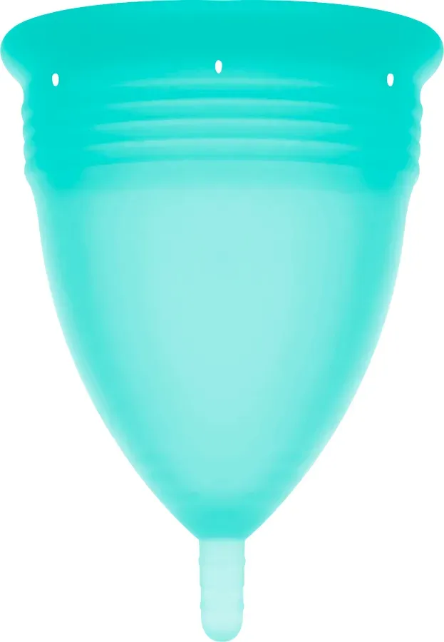 STERCUP - FDA SILIKON-MENSTRUALCUP AQUAMARIN - GRÖSSE L