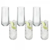 Georg Jensen Bernadotte Trinkglas, Highballglas (6er-Set)