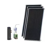 Solarpaket Solaranlage 6,3m2, 3 x Solarkollektoren + Zubehör