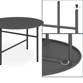 bomoe Finn Schwarz Metall 53 x 36 cm