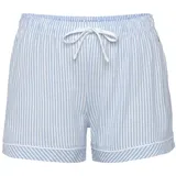 S.Oliver Pyjama-Shorts mit Streifenmuster Modell 'Everyday', Blau, 32-34