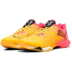 Puma Hallen-Indoorschuhe Vantage Nitro (Dämpfung) gelb/pinkrot Herren
