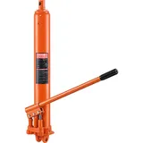 VEVOR Hydraulischer Langer Ram-Wagenheber, 8 t Motorhebezylinder mit Doppelkolbenpumpe & Gabelbasis, Hydraulischer Auto-Flaschenheber für Motorhebebühnen, Garagen-/Ladenkrane, Bauernhof usw.