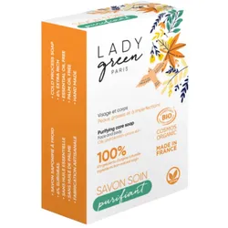 LADY green Reinigende Seife Gesicht & Körper 100 g