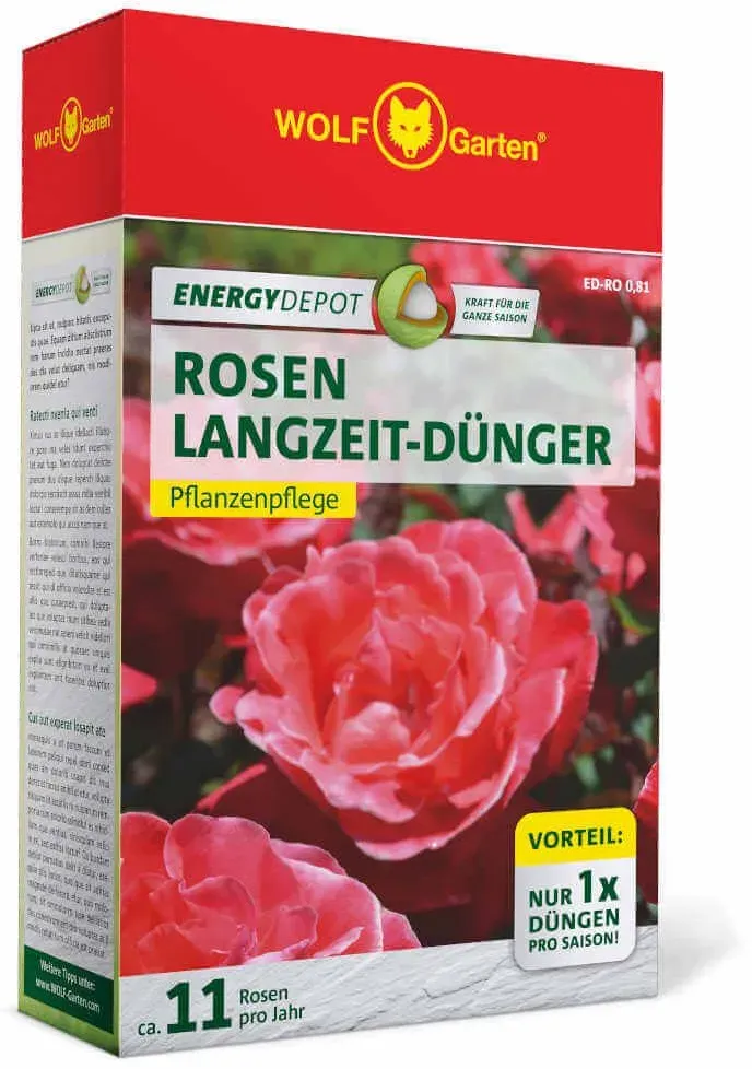 Wolf-Garten Rosen Langzeitdünger - Für prächtige langanhaltende Blüten