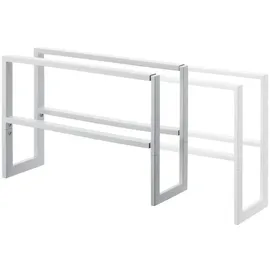 Yamazaki Line 38 x 30 x 15 cm ausziehbar / weiß