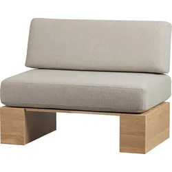 Essbank WOOOD "Dine", beige, Sitzbänke, Sitzbank, mit bequemen Sitzkissen, Breite 200 cm
