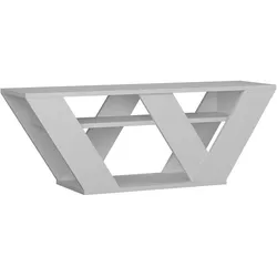 TV-Schrank DECORTIE "Thales TV Schrank", weiß, B:110cm H:40cm T:30cm, Spanplatte, Schränke, Einfache Montage,Platzsparend