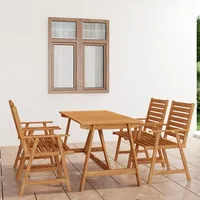 vidaXL Garten-Set Massivholz Akazie 3057844 5-tlg. natur