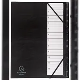 Exacompta 625665E Dateiablagebox Karton Schwarz