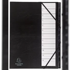 Exacompta 625665E Dateiablagebox Karton Schwarz