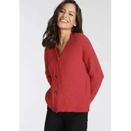 LAURA SCOTT Strickjacke rot XL