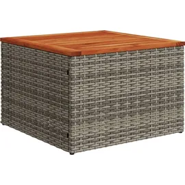 vidaXL Gartensofa-Set 12-tlg. grau Polyrattan