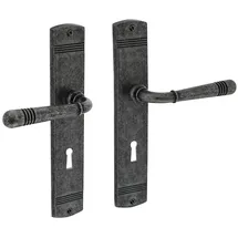 MS Beschläge Antik Grau Türdrücker Fenstergriff Modell Wolfsburg Buntbart