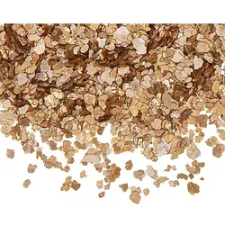 Natur-Glimmer-Flocken, gold, 1–6 mm, 370 ml