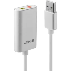 Lindy 42926 Audio-Konverter Silber, Weiß