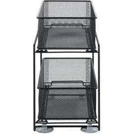 Wenko Schubladenregal Gioma 35 x 33,5 x 18,5 cm Schwarz