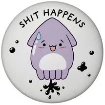 speecheese Magnet Jelly & Friends Tintenfisch Magnet mit Flaschenöffner rund Spruch