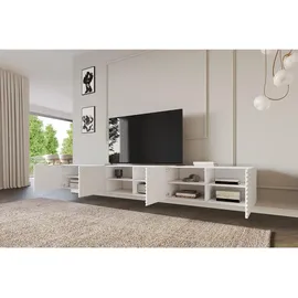 altdecor Zeno Lowboard 300 cm Weiß Holz