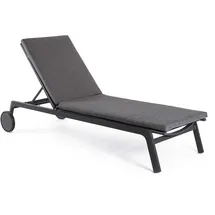 BIZZOTTO Jalisco Sonnenliege 204 x 70 x 101 cm Anthrazit