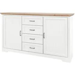 Sideboard  Varese , weiß , Maße (cm): B: 165 H: 88 T: 41