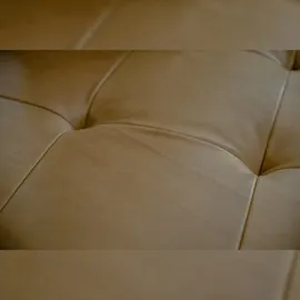 KAWOLA Schlafsofa mit Hocker Wiolo Leder moosgrün