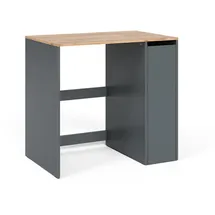 Vicco Waschmaschinenschrank Viktor 93,6 x 88,2 cm Anthrazit/Goldkraft Eiche